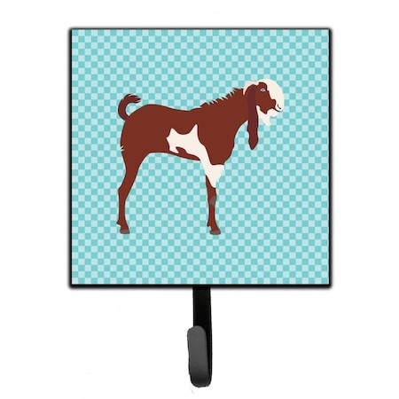 Carolines Treasures Jamnapari Goat Blue Check Leash or Key Holder BB8064SH4
